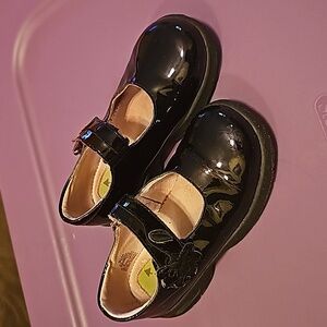 Stride Rite Girls Black Patent Leather May Jane shoes - 9.5 M